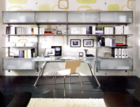 Libreria mod. SOCRATE a parete - Profondit 35 cm.